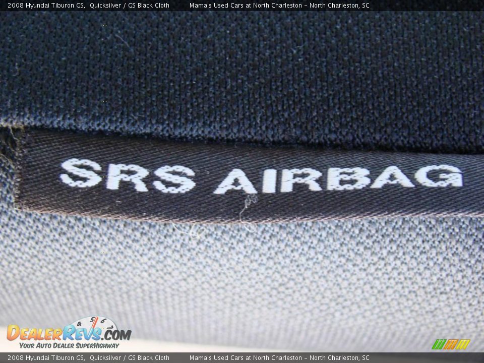 2008 Hyundai Tiburon GS Quicksilver / GS Black Cloth Photo #17