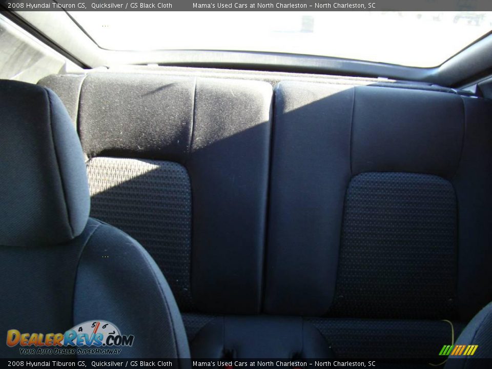 2008 Hyundai Tiburon GS Quicksilver / GS Black Cloth Photo #18