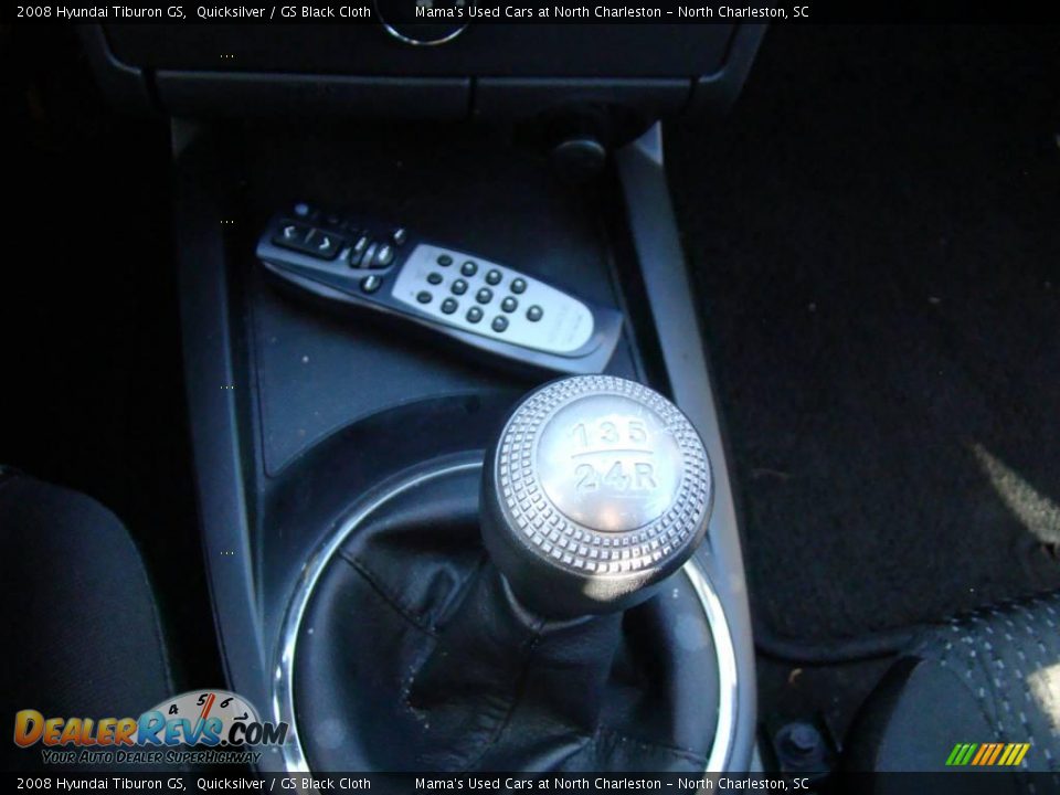 2008 Hyundai Tiburon GS Quicksilver / GS Black Cloth Photo #23