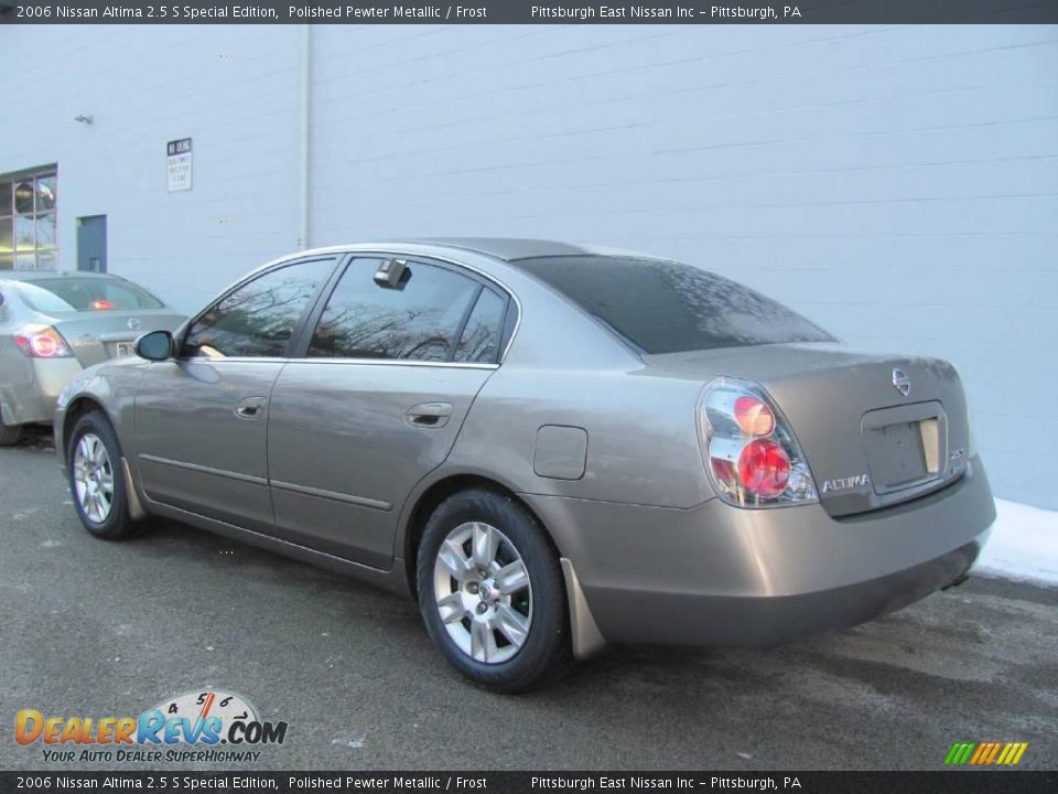 2006 Nissan Altima 2.5 S Special Edition Polished Pewter Metallic / Frost Photo #4