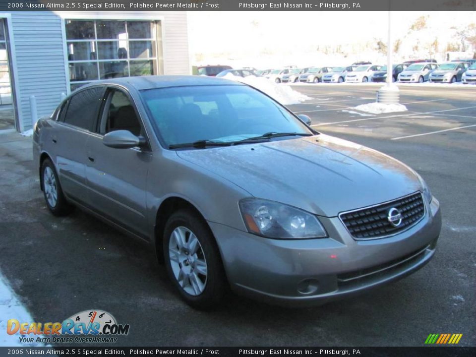 2006 Nissan Altima 2.5 S Special Edition Polished Pewter Metallic / Frost Photo #6