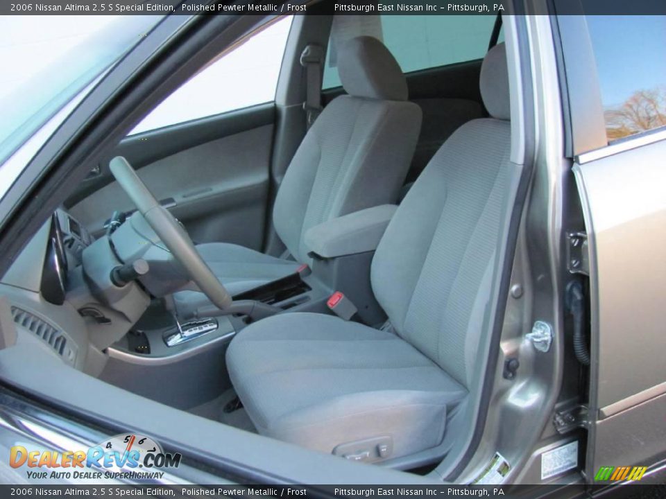 2006 Nissan Altima 2.5 S Special Edition Polished Pewter Metallic / Frost Photo #9