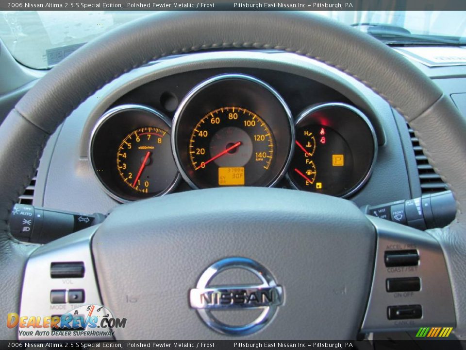 2006 Nissan Altima 2.5 S Special Edition Polished Pewter Metallic / Frost Photo #12