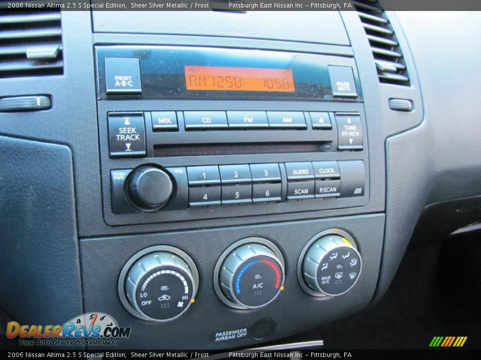 2006 Nissan Altima 2.5 S Special Edition Sheer Silver Metallic / Frost Photo #10