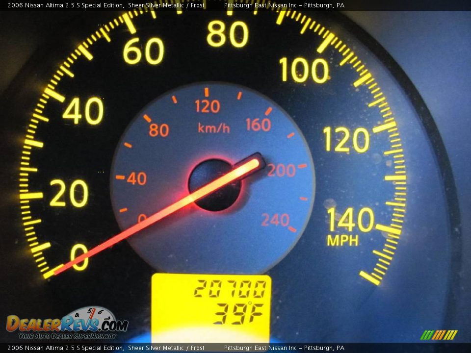 2006 Nissan Altima 2.5 S Special Edition Sheer Silver Metallic / Frost Photo #15