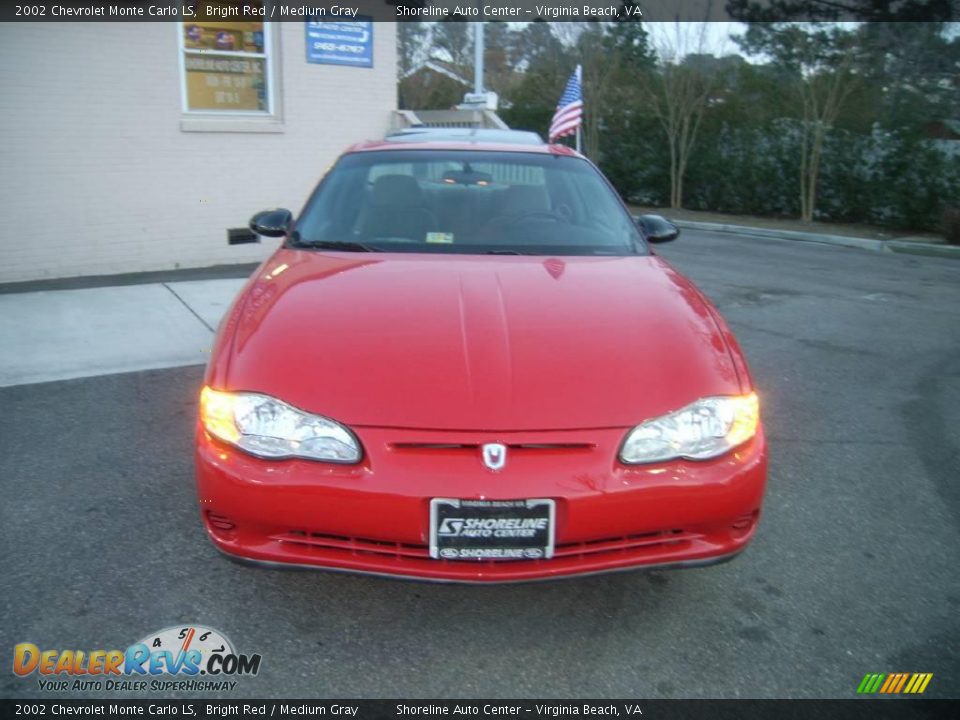 2002 Chevrolet Monte Carlo LS Bright Red / Medium Gray Photo #1