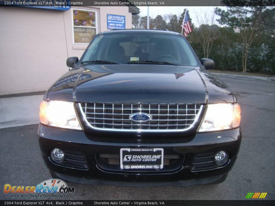 2004 Ford Explorer XLT 4x4 Black / Graphite Photo #1