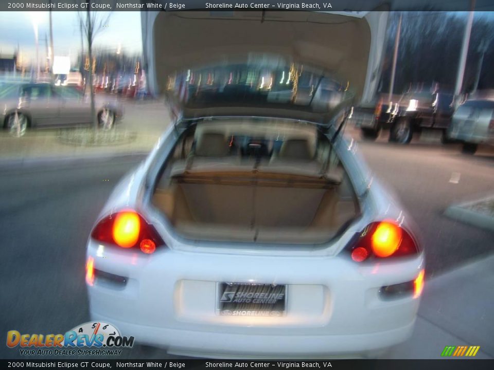 2000 Mitsubishi Eclipse GT Coupe Northstar White / Beige Photo #15