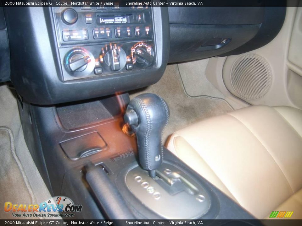 2000 Mitsubishi Eclipse GT Coupe Northstar White / Beige Photo #20