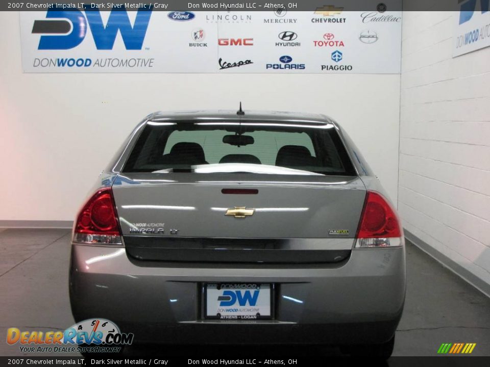 2007 Chevrolet Impala LT Dark Silver Metallic / Gray Photo #7