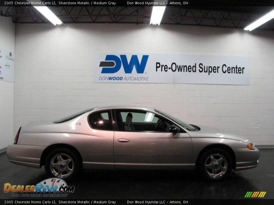 2005 Chevrolet Monte Carlo LS Silverstone Metallic / Medium Gray Photo #6