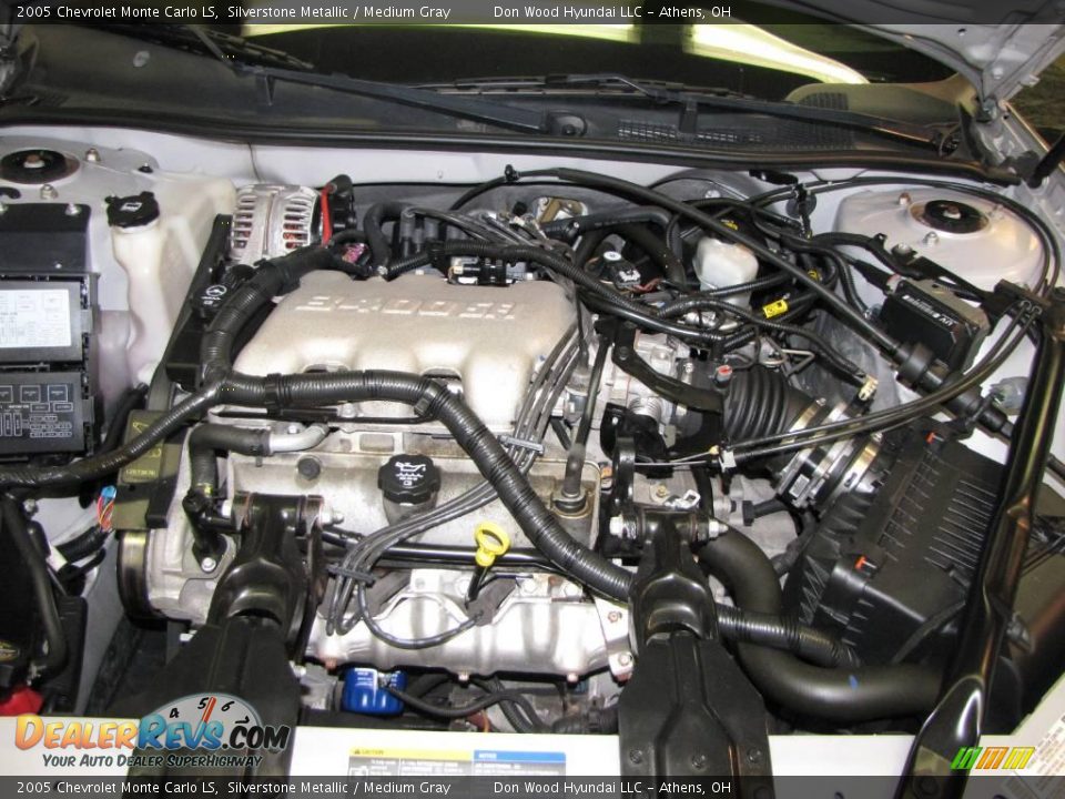2005 Chevrolet Monte Carlo LS Silverstone Metallic / Medium Gray Photo #22