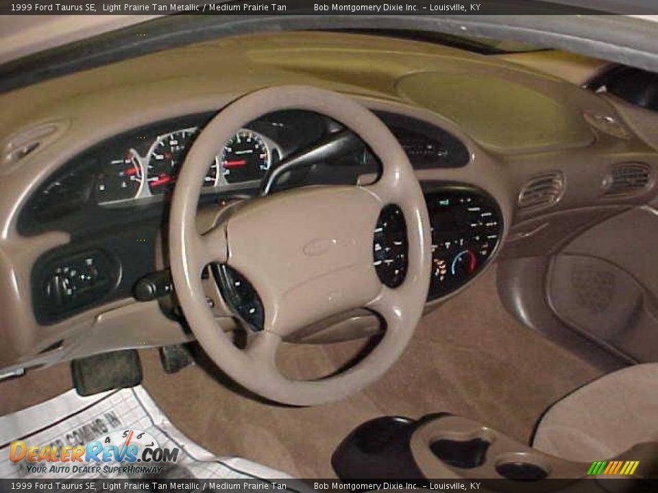 1999 Ford Taurus SE Light Prairie Tan Metallic / Medium Prairie Tan Photo #15