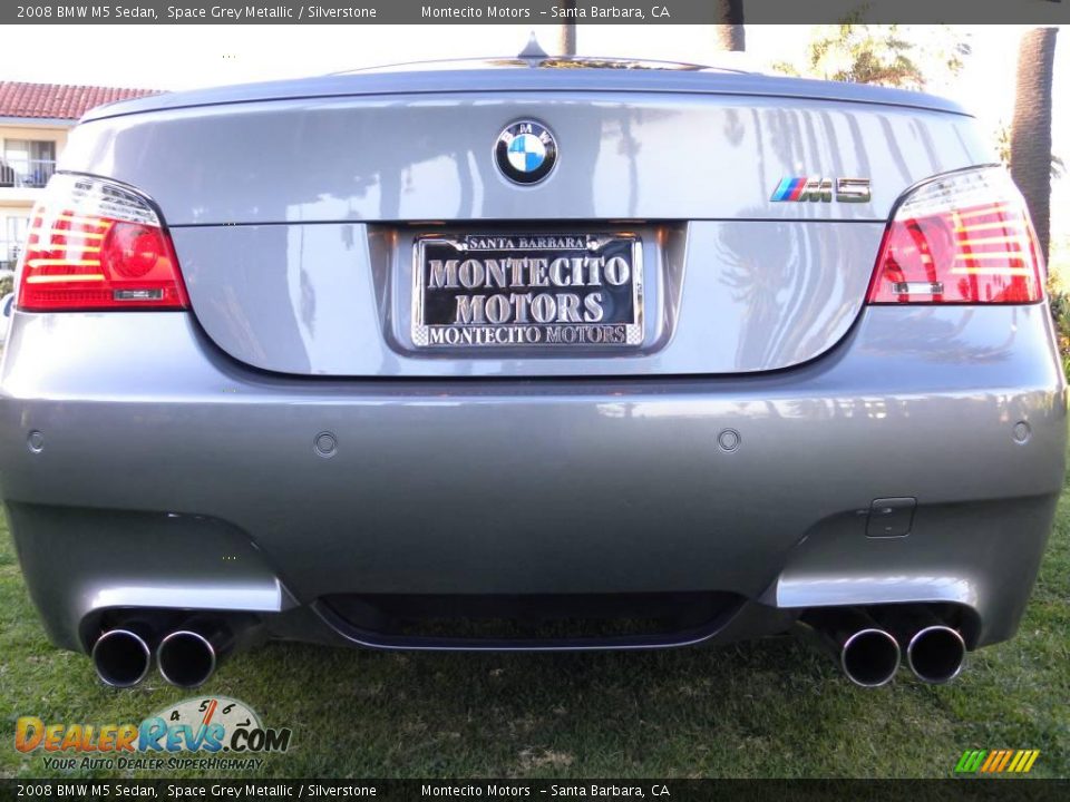 2008 BMW M5 Sedan Space Grey Metallic / Silverstone Photo #15
