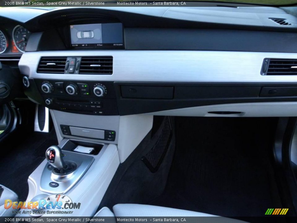 2008 BMW M5 Sedan Space Grey Metallic / Silverstone Photo #27