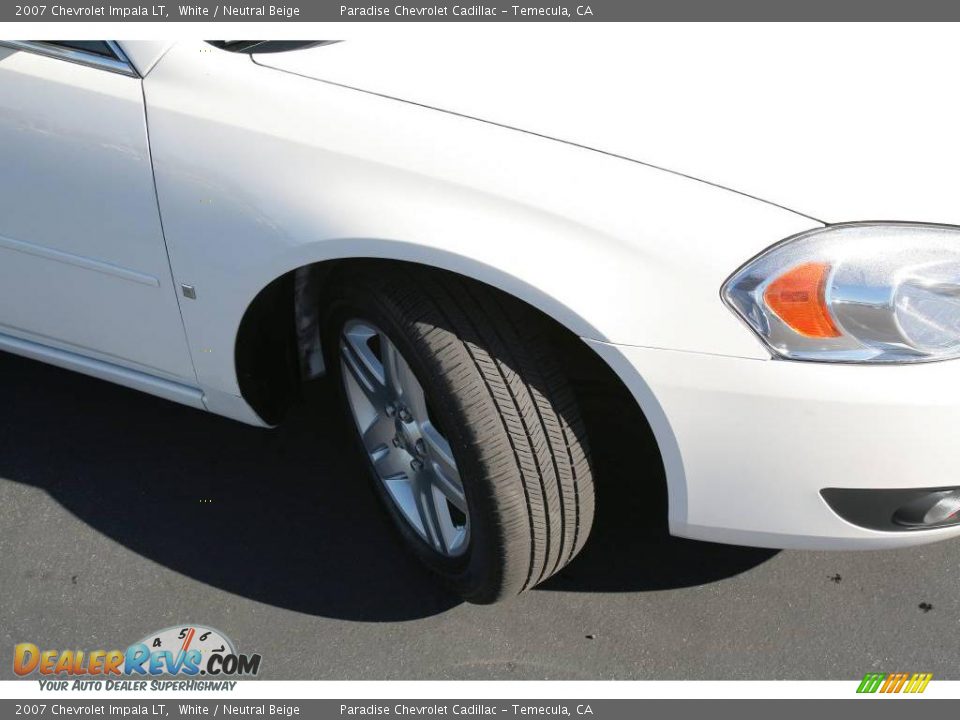 2007 Chevrolet Impala LT White / Neutral Beige Photo #13