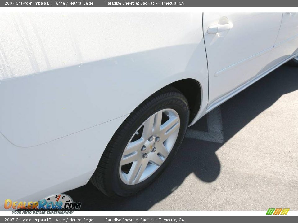 2007 Chevrolet Impala LT White / Neutral Beige Photo #14