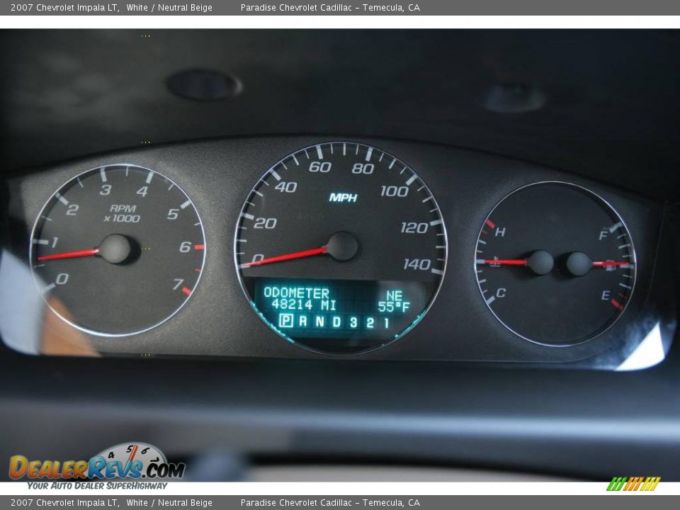 2007 Chevrolet Impala LT White / Neutral Beige Photo #16