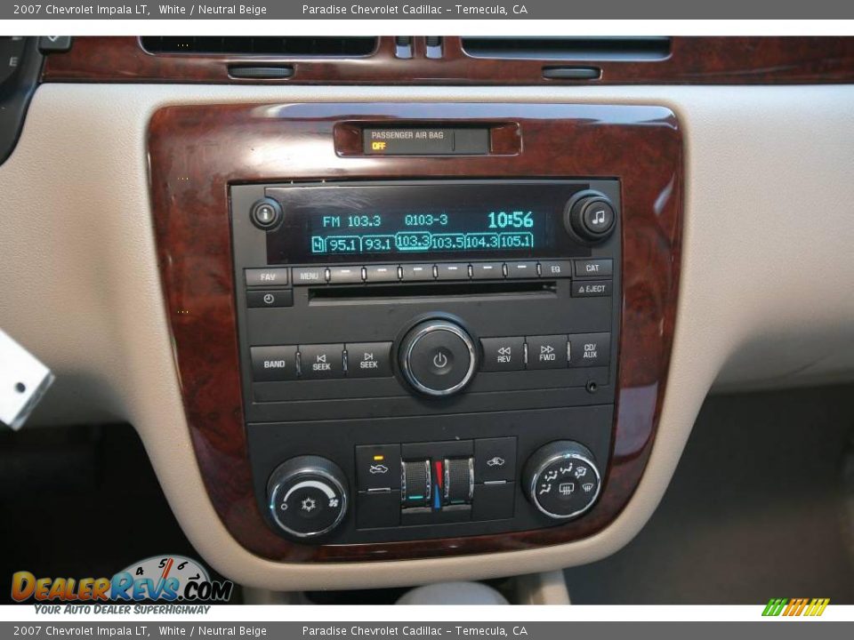 2007 Chevrolet Impala LT White / Neutral Beige Photo #18