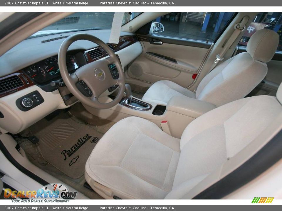 2007 Chevrolet Impala LT White / Neutral Beige Photo #22