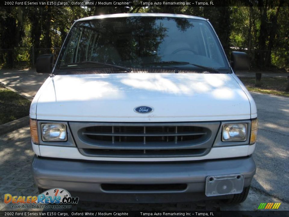 2002 Ford E Series Van E150 Cargo Oxford White / Medium Graphite Photo #1