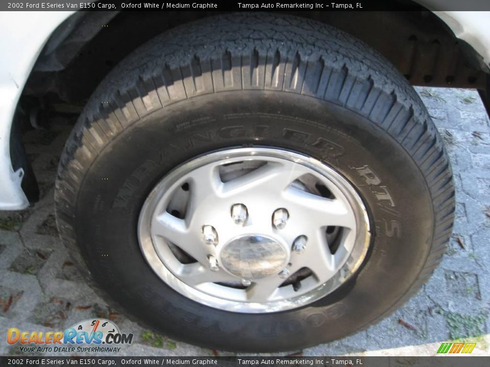 2002 Ford E Series Van E150 Cargo Oxford White / Medium Graphite Photo #17