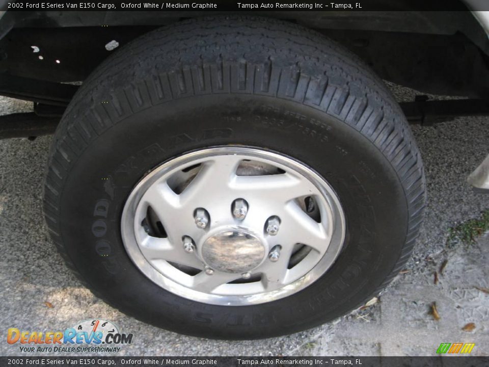 2002 Ford E Series Van E150 Cargo Oxford White / Medium Graphite Photo #18