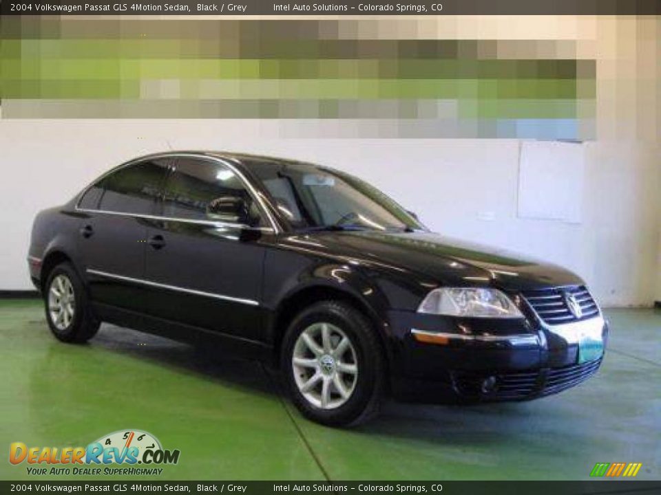 2004 Volkswagen Passat GLS 4Motion Sedan Black / Grey Photo #2