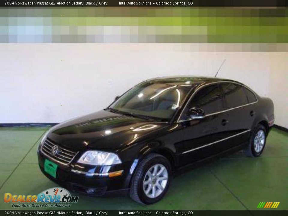 2004 Volkswagen Passat GLS 4Motion Sedan Black / Grey Photo #4