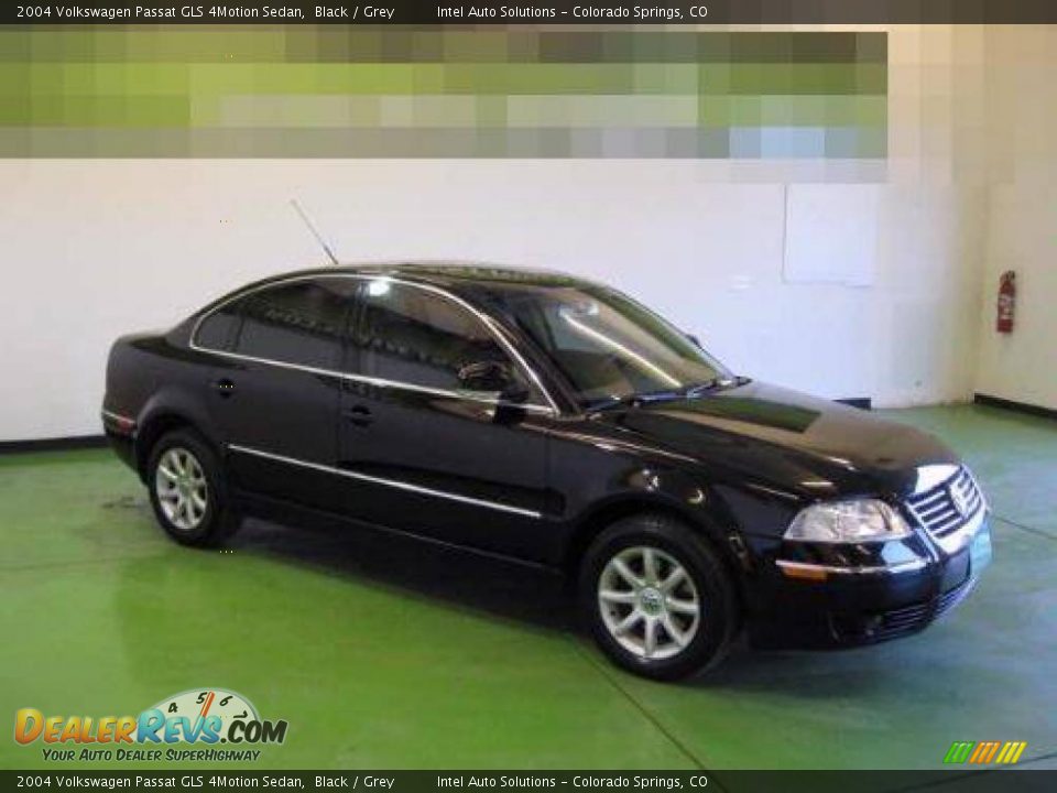 2004 Volkswagen Passat GLS 4Motion Sedan Black / Grey Photo #10