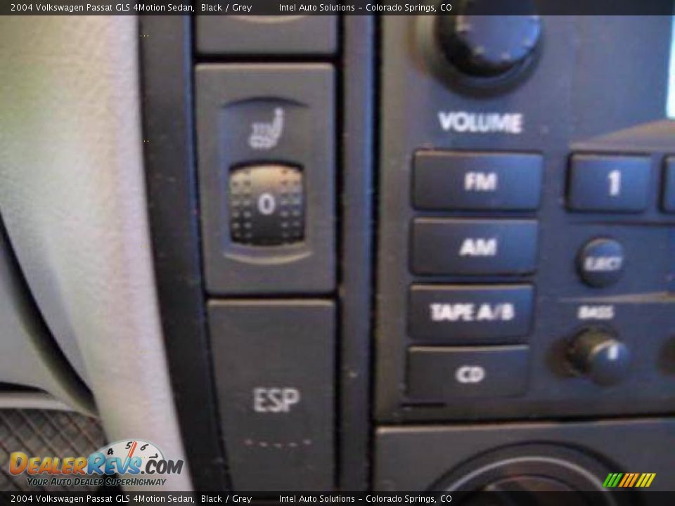 2004 Volkswagen Passat GLS 4Motion Sedan Black / Grey Photo #18