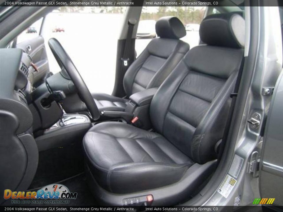 2004 Volkswagen Passat GLX Sedan Stonehenge Grey Metallic / Anthracite Photo #9