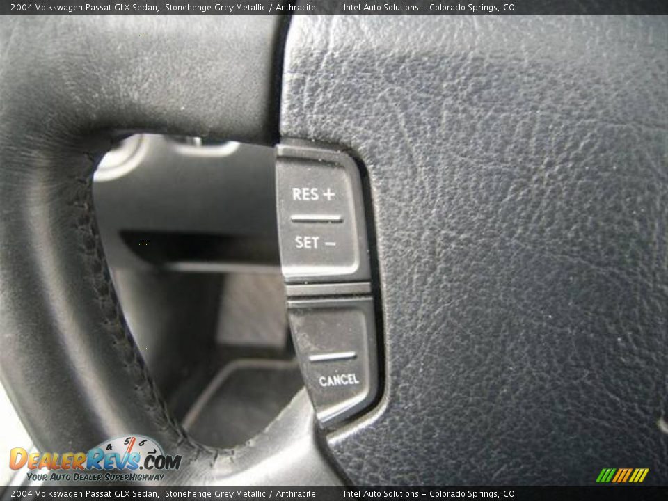 2004 Volkswagen Passat GLX Sedan Stonehenge Grey Metallic / Anthracite Photo #14