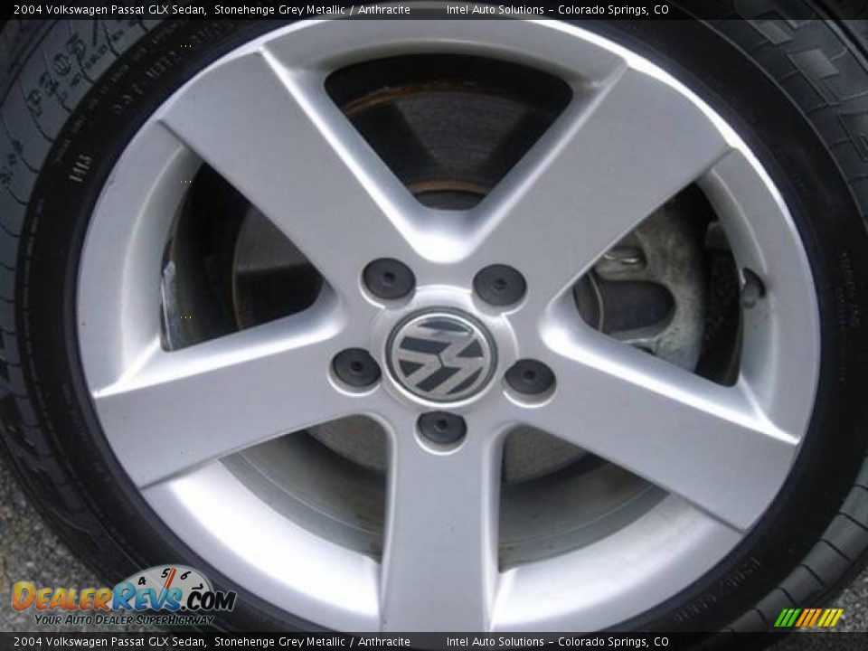 2004 Volkswagen Passat GLX Sedan Stonehenge Grey Metallic / Anthracite Photo #20