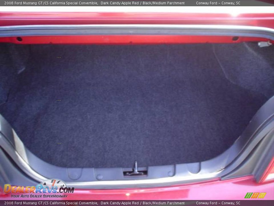 2008 Ford Mustang GT/CS California Special Convertible Dark Candy Apple Red / Black/Medium Parchment Photo #16