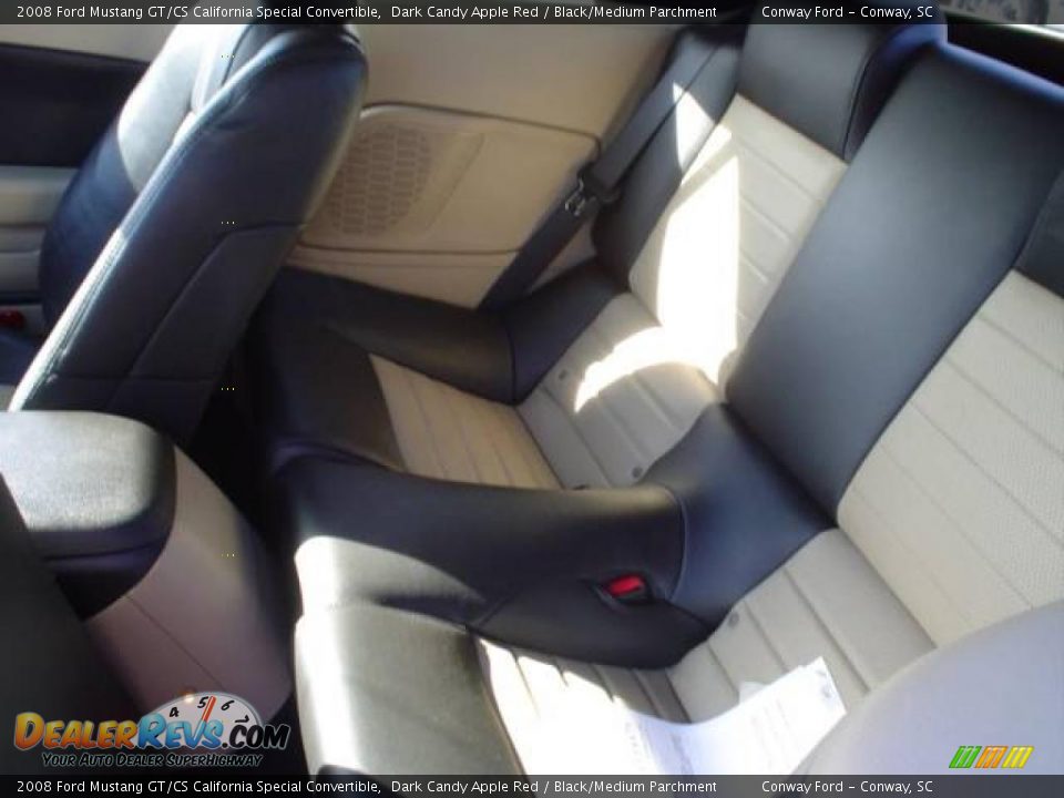 2008 Ford Mustang GT/CS California Special Convertible Dark Candy Apple Red / Black/Medium Parchment Photo #20
