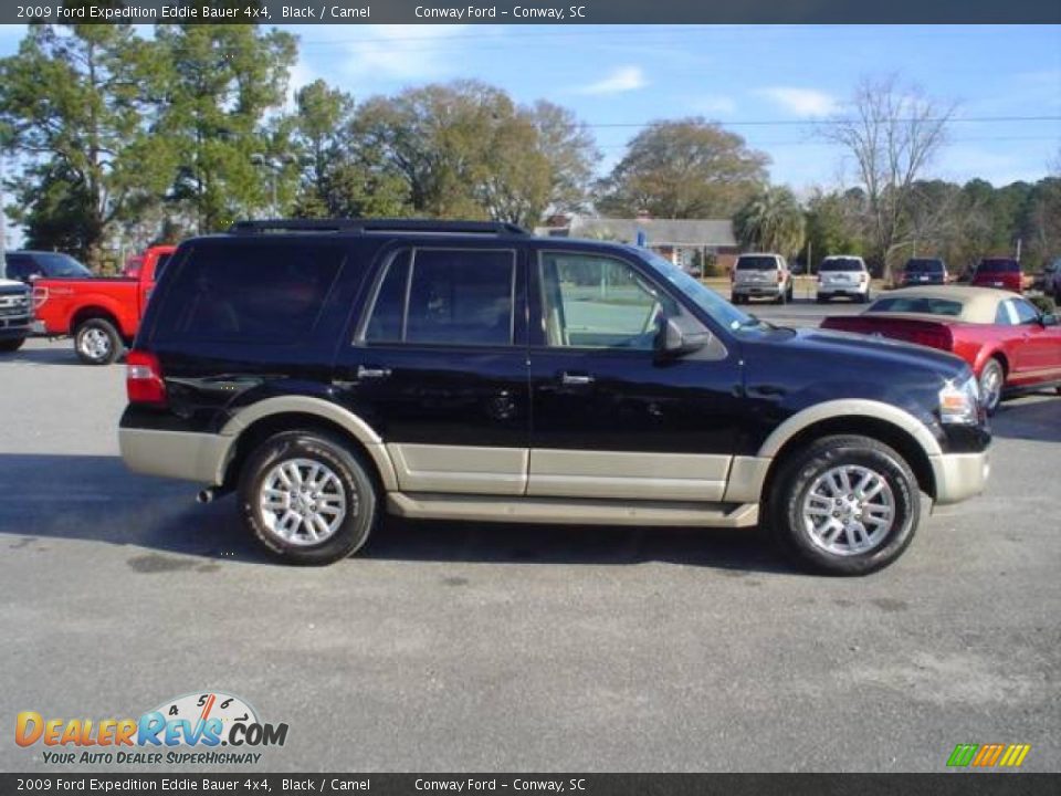 2009 Ford Expedition Eddie Bauer 4x4 Black / Camel Photo #4