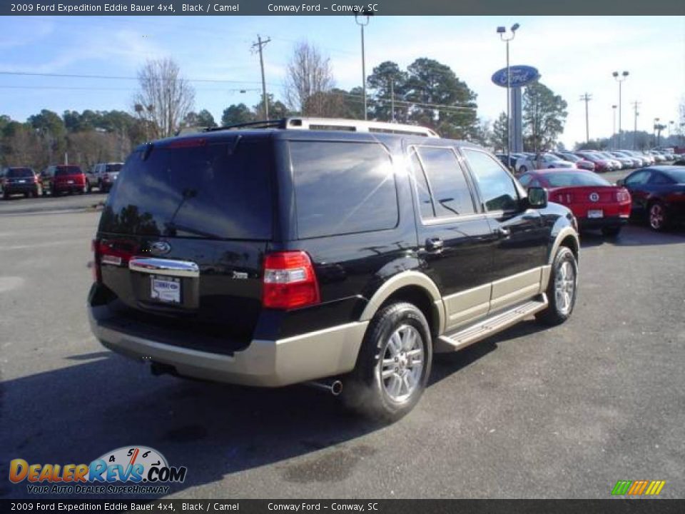 2009 Ford Expedition Eddie Bauer 4x4 Black / Camel Photo #5