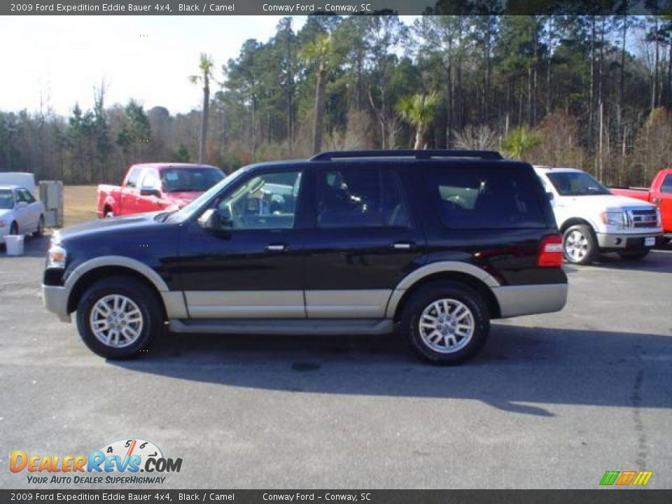 2009 Ford Expedition Eddie Bauer 4x4 Black / Camel Photo #8