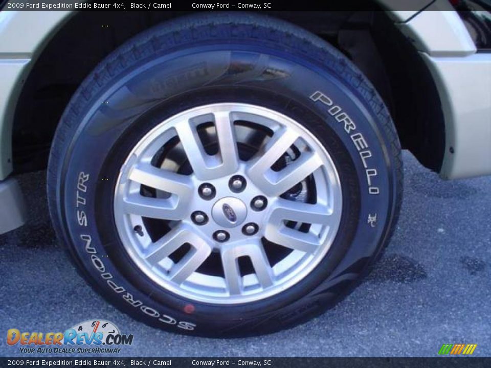 2009 Ford Expedition Eddie Bauer 4x4 Black / Camel Photo #9