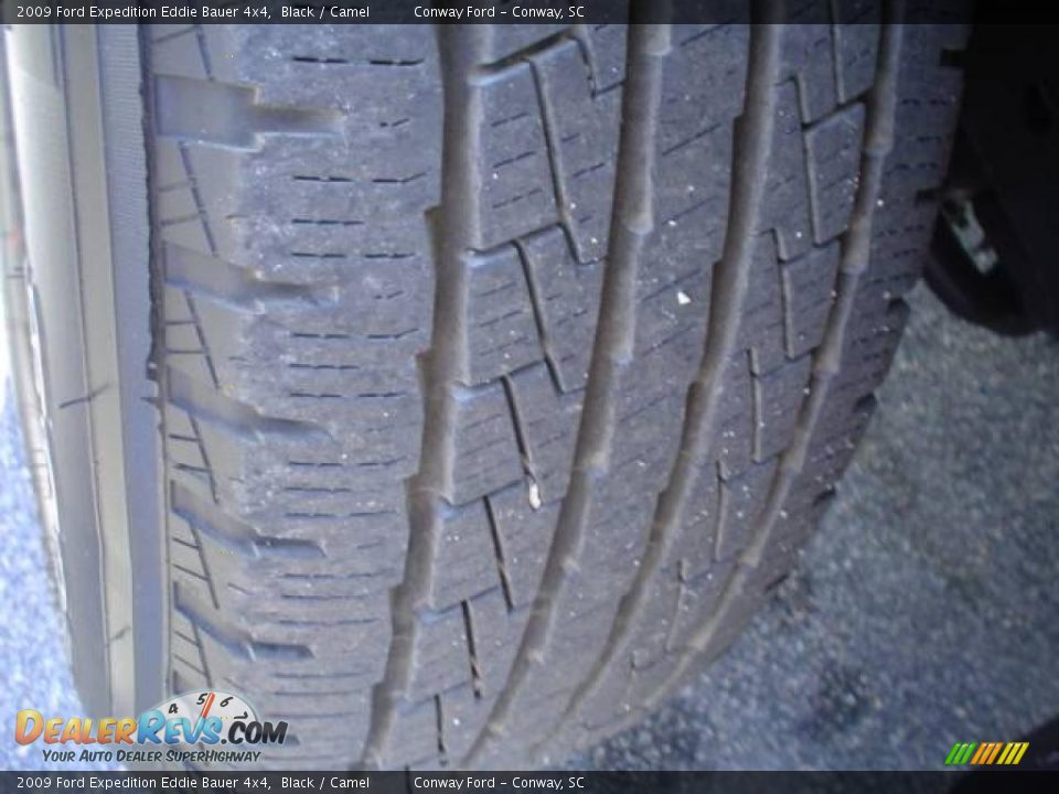 2009 Ford Expedition Eddie Bauer 4x4 Black / Camel Photo #12
