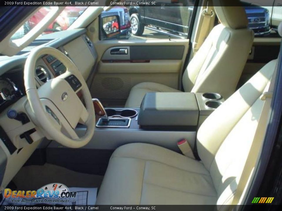 2009 Ford Expedition Eddie Bauer 4x4 Black / Camel Photo #23