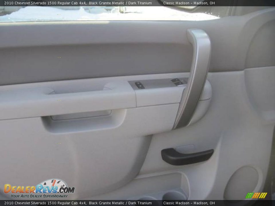 2010 Chevrolet Silverado 1500 Regular Cab 4x4 Black Granite Metallic / Dark Titanium Photo #6