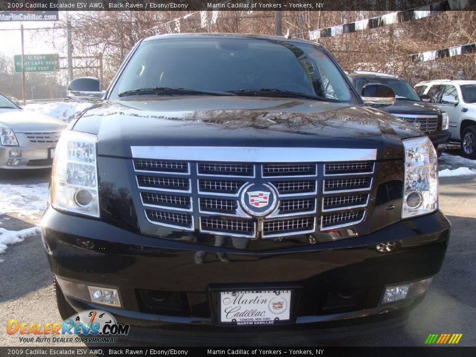 2009 Cadillac Escalade ESV AWD Black Raven / Ebony/Ebony Photo #2