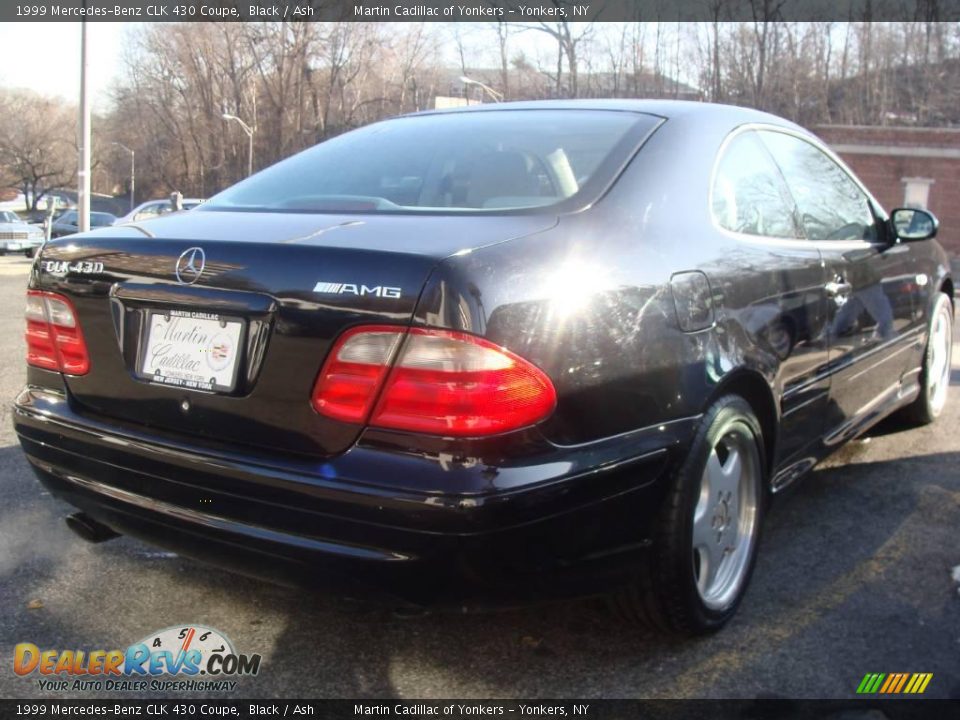 1999 Mercedes-Benz CLK 430 Coupe Black / Ash Photo #4