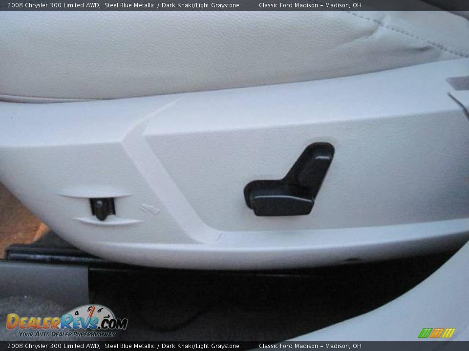 2008 Chrysler 300 Limited AWD Steel Blue Metallic / Dark Khaki/Light Graystone Photo #13