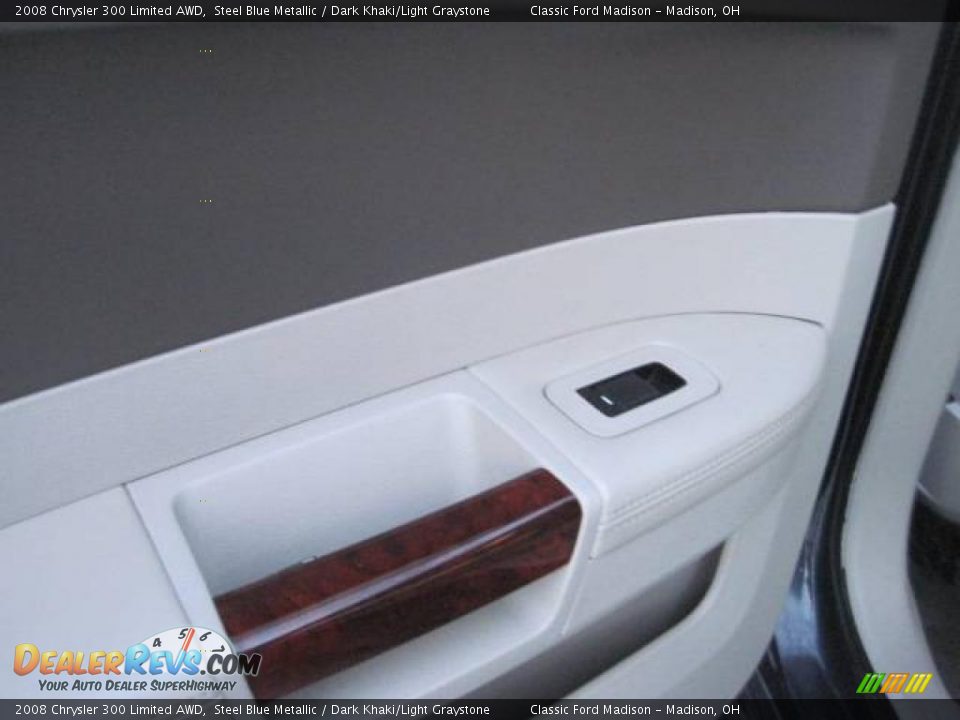 2008 Chrysler 300 Limited AWD Steel Blue Metallic / Dark Khaki/Light Graystone Photo #14