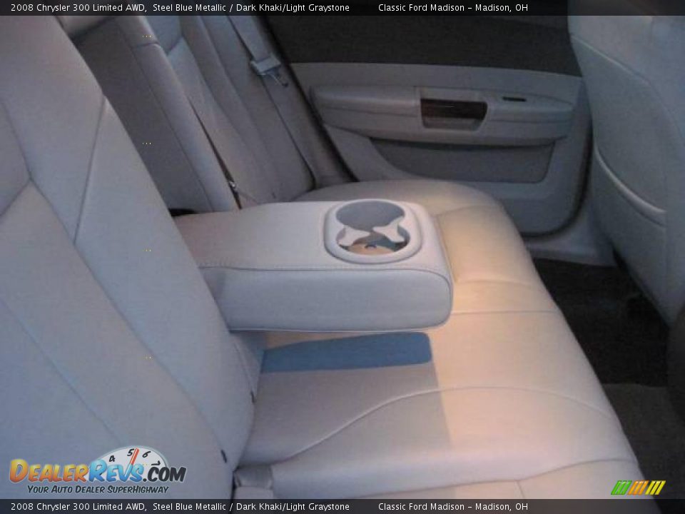 2008 Chrysler 300 Limited AWD Steel Blue Metallic / Dark Khaki/Light Graystone Photo #22