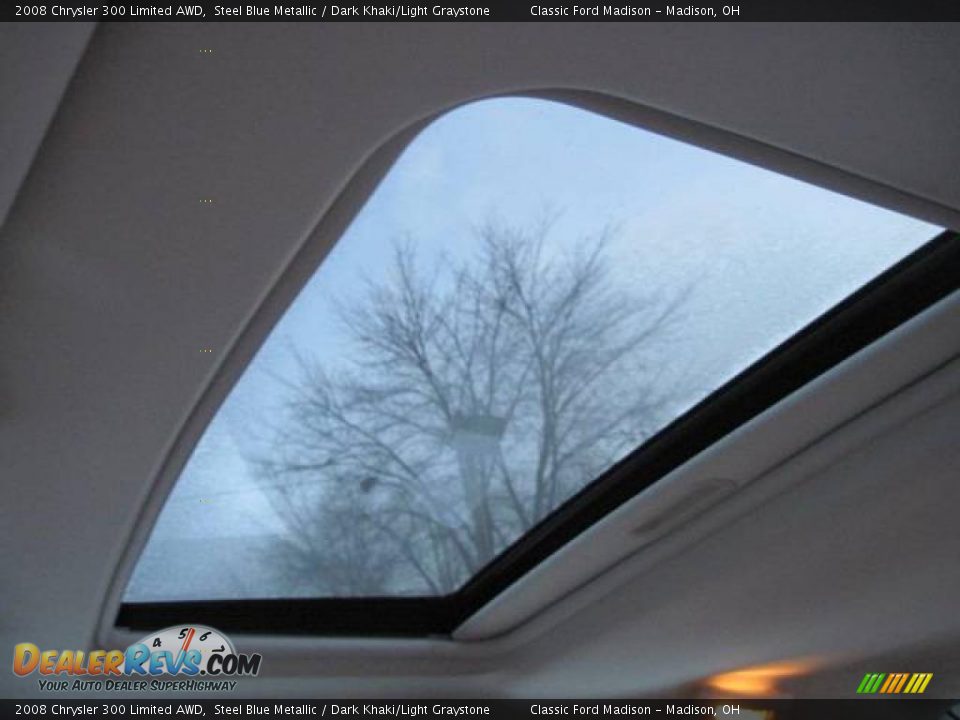 2008 Chrysler 300 Limited AWD Steel Blue Metallic / Dark Khaki/Light Graystone Photo #23