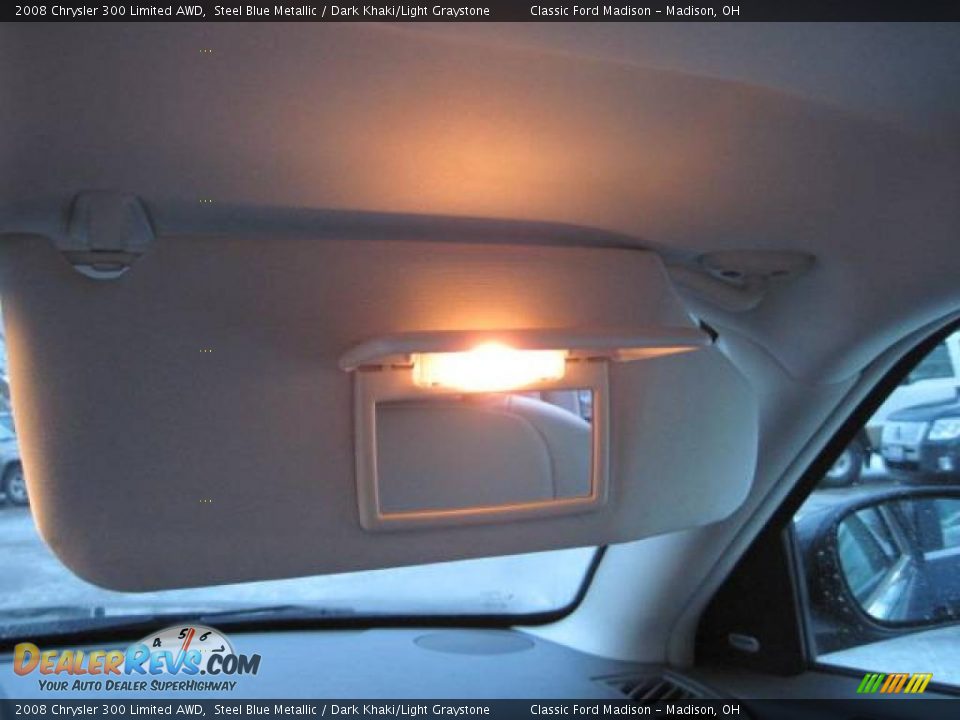 2008 Chrysler 300 Limited AWD Steel Blue Metallic / Dark Khaki/Light Graystone Photo #24